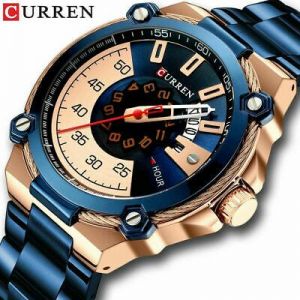 CURREN Men Brand Watch Luxury Steel Wristwatch Business Male Calendar Watches